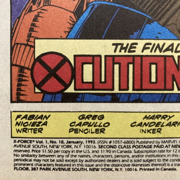 X-Force: Flashback No. -1, Annual No. 3, No. 6, 18 & 28. (Marvel Comics 1992-97) - Picture 14 of 16